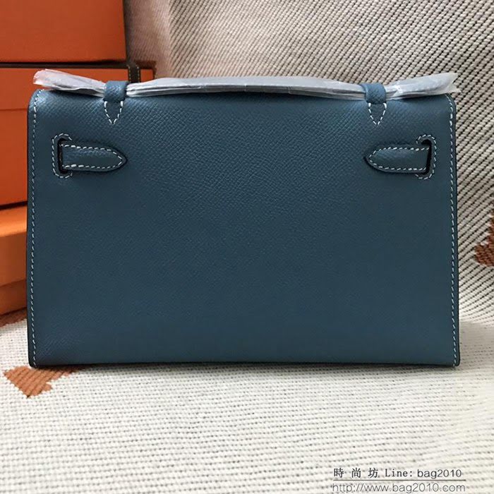 HERMES愛馬仕 凱莉包 mini kelly一代 中蘭epsom皮 夏天首選手包款 可手提肩背  Ama1329